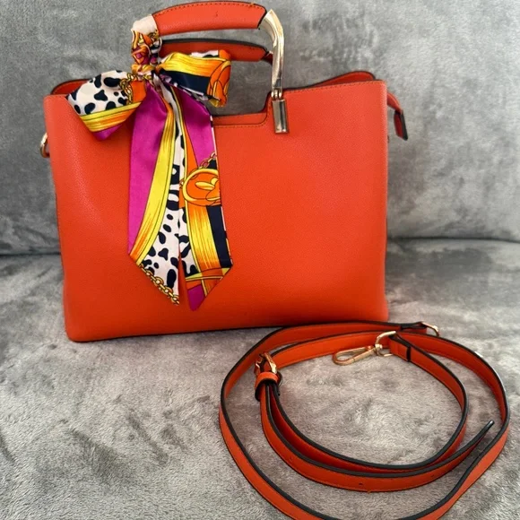 🧡GUC Orange Structured Handbag 🧡 - Picture 2 of 13